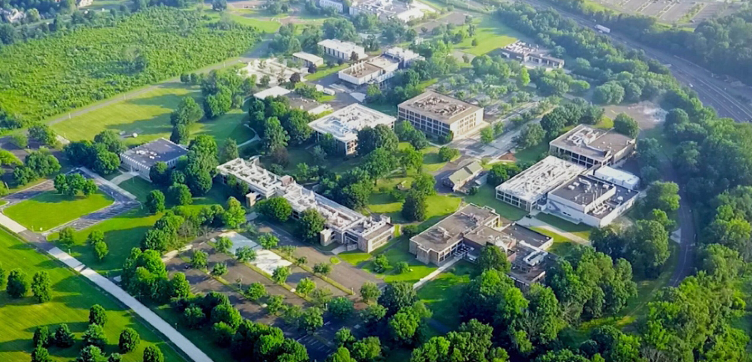 Aerial of Spring House Innovation Park - lab project